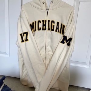 Vintage Michigan Zip Up Hoodie